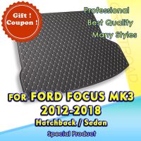 Alas Bagasi Mobil สำหรับ Changan-Ford โฟกัส MK3 Hatchback/Sedan 2012-2018 2013 2014 2015 2016ไลเนอร์กระบะอุปกรณ์ตกแต่งภายในพรม