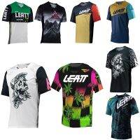 HOT★Mtb Leatt รถจักรยานยนต์จักรยานเสือภูเขาทีม Downhill Jersey Offroad จักรยานหัวรถจักรเสื้อข้ามประเทศ Spexcel ขี่จักรยาน