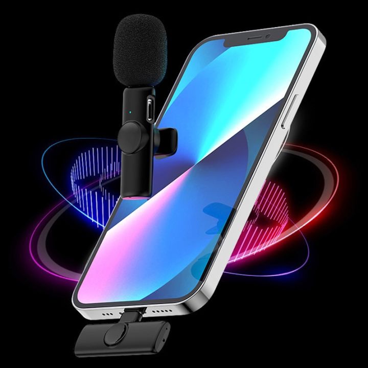 wireless-lavalier-microphone-portable-audio-video-recording-mini-mic-for-iphone-android-facebook-youtube-live-broadcast-gaming