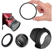 UV Filter amp; Lens hood Cap Adapter ring for Nikon Coolpix B700 B600 P610 P600 P530 P520 P510 Camera