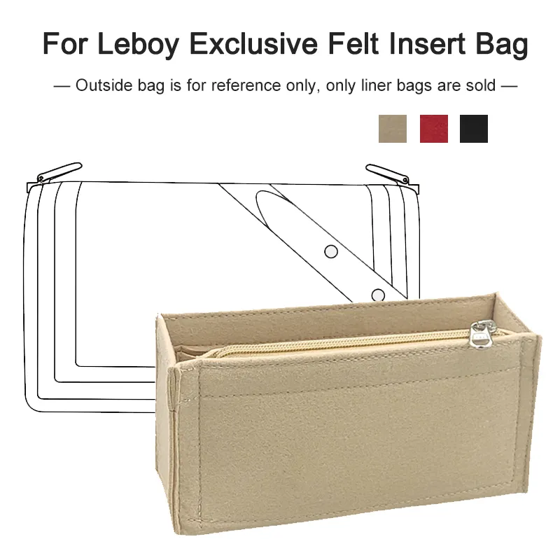 Felt Liner Bag For Bag Portable Purse Organizer Insert Multi