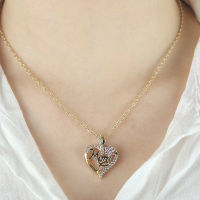 2023 Flower Fashion Gift Temperament Quality Heart Pendant Necklace MOM