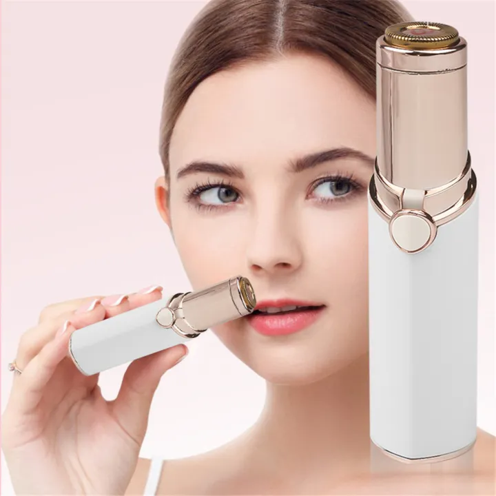 Mini Lipstick Design Electric Shaver Eyebrow Trimmer Face Hair Remover