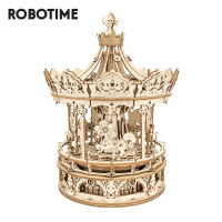 Robotime ROKRนาฬิกานกฮูก3Dปริศนาไม้ของเล่นสำหรับของเล่นเด็กผู้ชายเด็กLK503