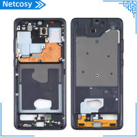 For Samsung Galaxy S20 Ultra 5G SM-G988B Housing Middle Frame Bezel Plate Cover Repair Parts For Galaxy S20 Ultra Middle Frame