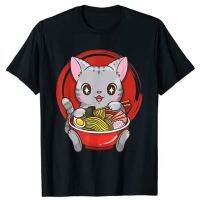 อย่างเป็นทางการวัยรุ่น Ramen แมวอะนิเมะ Kawaii Neko ญี่ปุ่น Harajuku เสื้อผ้า S-5XL