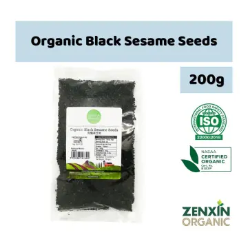 Organic Raw Black Sesame Tahini 200g – Sun & Seed