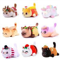 【YF】卐  Meemeow Aphmau Meemeows Food Cats Plushie Bunle Ahpmau French Fries Burger Kawaii Plushy