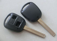 2ปุ่มเปลี่ยน Remote Key Shell สำหรับ Lexus พร้อม TOY48 Uncut Long Blade ไม่มีโลโก้10ชิ้นล็อต