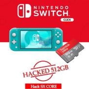 TRẢ GÓP 0% Máy chơi game Nintendo Switch Lite H.a.c.k Chip Sx Core + thẻ