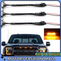 Dianemak[ ไฟตะแกรง LED หน้ารถยนต์3ชิ้น/เซ็ตสำหรับ Ford F250 F150 F350 Raptor 2004-2019