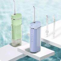 ZZOOI Sarmocare Portable Oral Irrigator with Travel Bag Water Flosser Rechargeable 135ml Drawable Structure Water Tank Ipx7 Waterproof