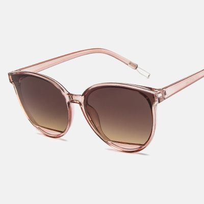 Fashion Round Frame Sunglasses cat eye sunglasses Mirror Female Vintage Plastic Ocean Sun Glasses Dubery sunglasses