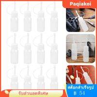 Paqiakoi 12pcs ผมสีย้อมขวดปากแหลมสีผมสีขวด applicator ตู้เก็บภาชนะบรรจุขวดรีฟิล