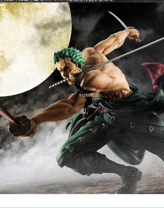 ใหม่12ซม-ภาพอนิเมะ-gk-roronoa-zoro-สามใบมีด-sa-สูงสุดของสะสมรูปปั้นอะนิเมะมังงะตุ๊กตาขยับแขนขาได้โมเดลของเล่นเด็ก