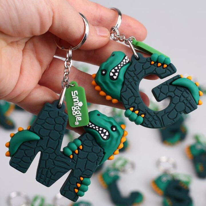 Australian smiggle green dinosaur keychain | Lazada PH