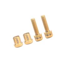 Titanium Alloy Bike Stem Bolts Nut Kits Bicycle Screw Bolts Bike Carbon Stem Golden