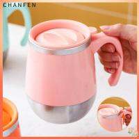 CHANFEN แก้วน้ำถ้วยกาแฟความจุมากสำหรับเดินทางพร้อมฝาปิดฉนวนแก้วกระติกสุญญากาศถ้วยน้ำกระบอกน้ำ