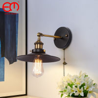 Wall Sconces With switch Hardwire Industrial Vintage Wall Lamp Light Fixture Simplicity Bronze For Living Room Bedroom Aisle