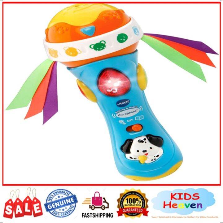 VTech Baby Babble and Rattle Microphone | Lazada