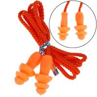 Newly 1PC Authentic Soft Silicone Corded Ear Plugs Reusable Hearing Protection Noise Reduction Earplugs Ear Protection