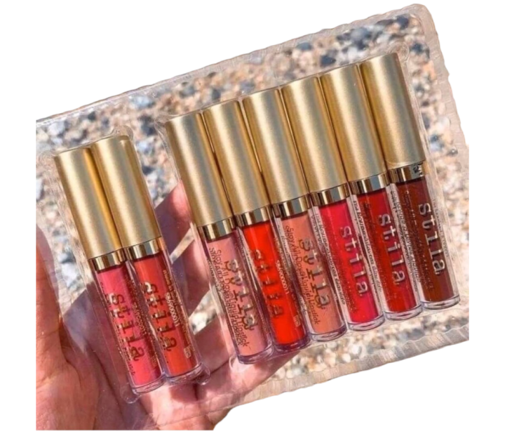 stila-เซตลิปสติกไซส์มินิ-8-เฉดสีสุดคุ้ม-star-studded-8-stay-all-day-liquid-lipstick-set-รุ่น-limited-edition