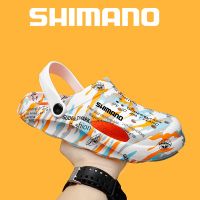 Shimano รองเท้าแตะลําลอง ลายพราง กันลื่น เหมาะกับการตกปลา เล่นกีฬากลางแจ้ง แฟชั่นฤดูร้อน สําหรับผู้ชาย 2023 wgb