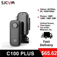 SJCAM ของแท้ C100Plus แอคชั่นกล้องขนาดจิ๋ว4K 30FPS H.265ไวไฟ30เมตรกันน้ำกีฬา DV กล้องวงจรปิดระบบเน็ตเวิร์ค