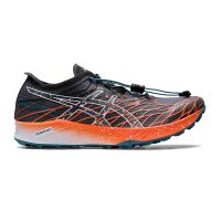 Asics รองเท้าวิ่งเทรลผู้หญิง Fujispeed | Black/Nova Orange ( 1012B176-002 )