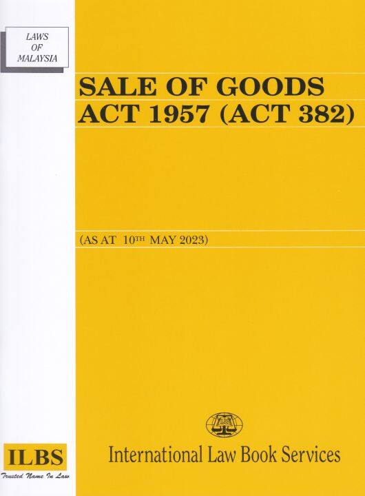 sales of goods act 1957 case study with solution pdf