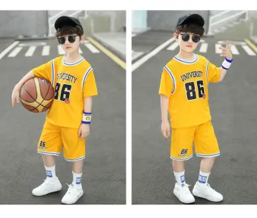  WTBFBY Kids Basketball T-Shirt Set,Boys Sports T Shirt