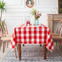 Tablecloth Checkered Rectangle-Stain Resistant Spillproof Washable Gingham Table Cloth for Outdoor Picnic Kitchen Holiday Dinner