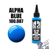 SKULL COLOR 100.087 ALPHA BLUE ACRYLIC COLOR 60ML GLOSS สีอะครีลิกสำหรับพลาสติก โมเดล VCA GUNDAM