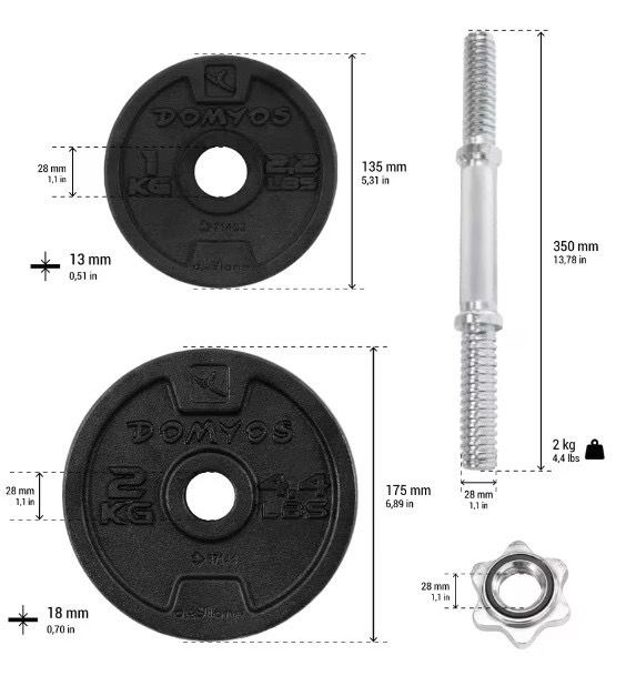 compact-and-durable-cast-iron-weight-training-dumbbell-set-20-kg