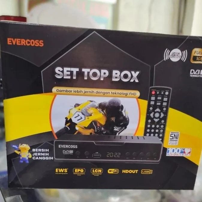 BISA COD STB set top box tv digital evercoss /SET TOP BOX TV DIGITAL