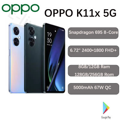 OPPO K11x 5G cellphone Snapdragon 695 8GB/12GB Ram 128/256GB Rom 6.72inch 2400*1080 FHD+ 5000mAh 67W QC