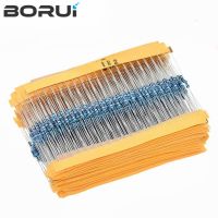 600pcs/set 30 Kinds 1/4W Resistance 1 Metal Film Resistor Pack Assorted Kit 1K 10K 100K 220ohm 1M Resistors 300pcs/set