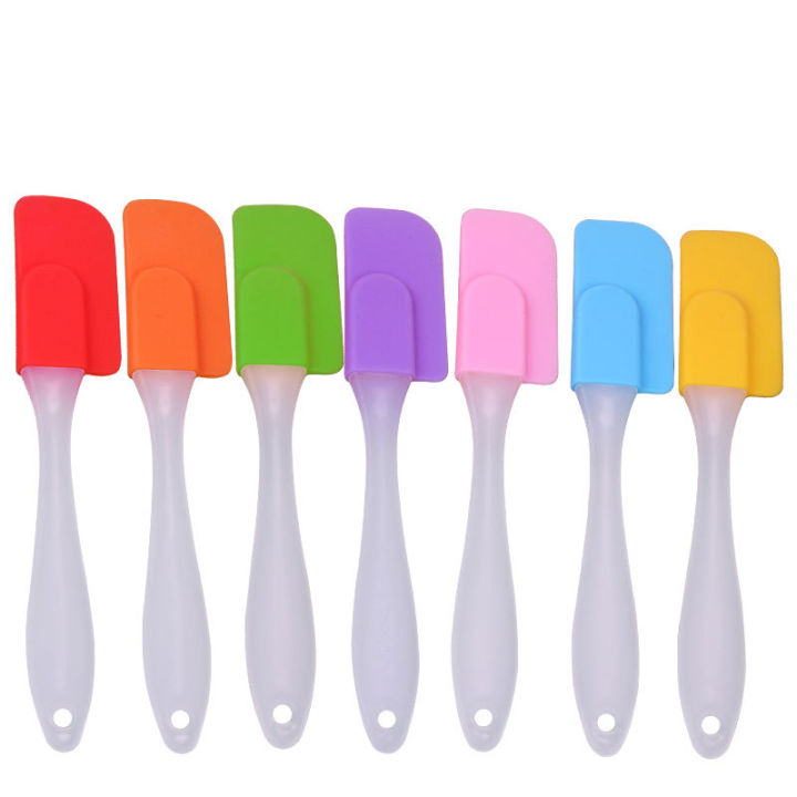 Silicone Spatula Small Split Spatula Cake Cream Spatula Jam Butter Spatula  Baking Tools