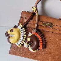 Original Design HHomeGeegee Camail Pendant Genuine Leather Unicorn Zebra Handbag Crossbody Bag Pendant Pony Keychain Accessories