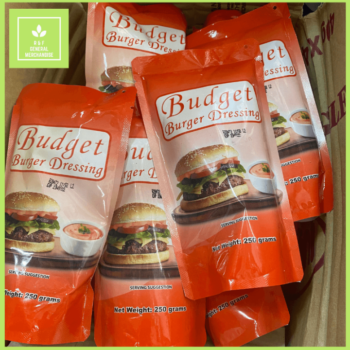 Budget Burger Dressing 250g Lazada PH