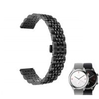 สายเหล็กสแตนเลสสำหรับอะไหล่สำหรับ Ticwatch C2สีดำ Onyx/platinum Smartwatch Band กำไลข้อมือ