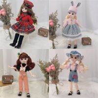 (Popular toys) ใหม่ BJD เสื้อผ้าตุ๊กตาสาวชุดเหมาะกับ1/6 12นิ้ว SD ไบลท์แฟชั่นสลิงจีบกระโปรงโลลิต้านักเรียนสวมใส่เสื้อผ้าตุ๊กตา