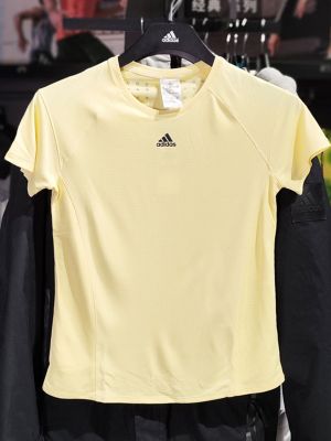 adidas Adidas short-sleeved womens 2023 summer loose round neck casual quick-drying sports T-shirt HR8362