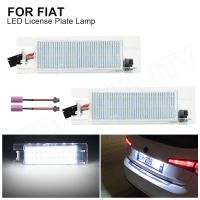 2PCS For Fiat Bravo 07-14 Grande Punto 05-09 Evo Doblo 500L LED License Number Plate Lights Lamp For Alfa Romeo 147 156 159 166