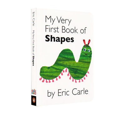 My very first book of shapes page up and page down matching paperboard Book Eric Carle young cognitive enlightenment English word learning parent-child interactive picture book