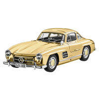 Mercedes-Benz รถโชว์ 300 SL Coupé W 198 (1954-1957), gold-coloured, 1:18/Minichamps