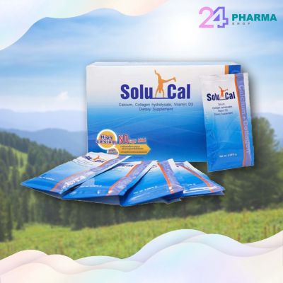 SoluCal (30ซอง) โซลูแคล แคลเซียม คอลลาเจน วิตามินดี3