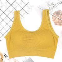 Women V Back Sports BrasBreathable Wrapped Chest Exercise Sports Bra TopsWirefree Padded Running Gym Fitness Yoga Bras