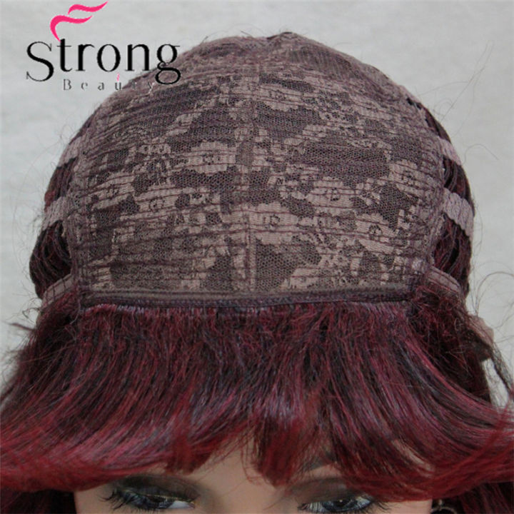 strongbeauty-long-soft-shaggy-layered-wine-red-ombre-classic-cap-full-synthetic-wig-womens-wigs