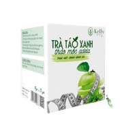 Trà Táo Xanh Giảm Cân Kelly Detox Hộp 12 Gói - Thảo Mộc Adela Thải Mỡ